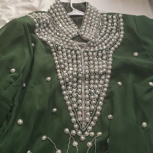 Kaftan dress medium size length is 55 inches long